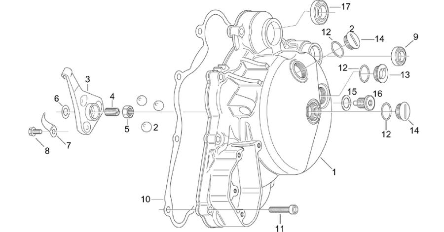 Clutch cover