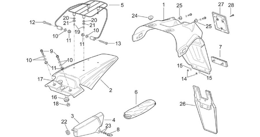 Rear body