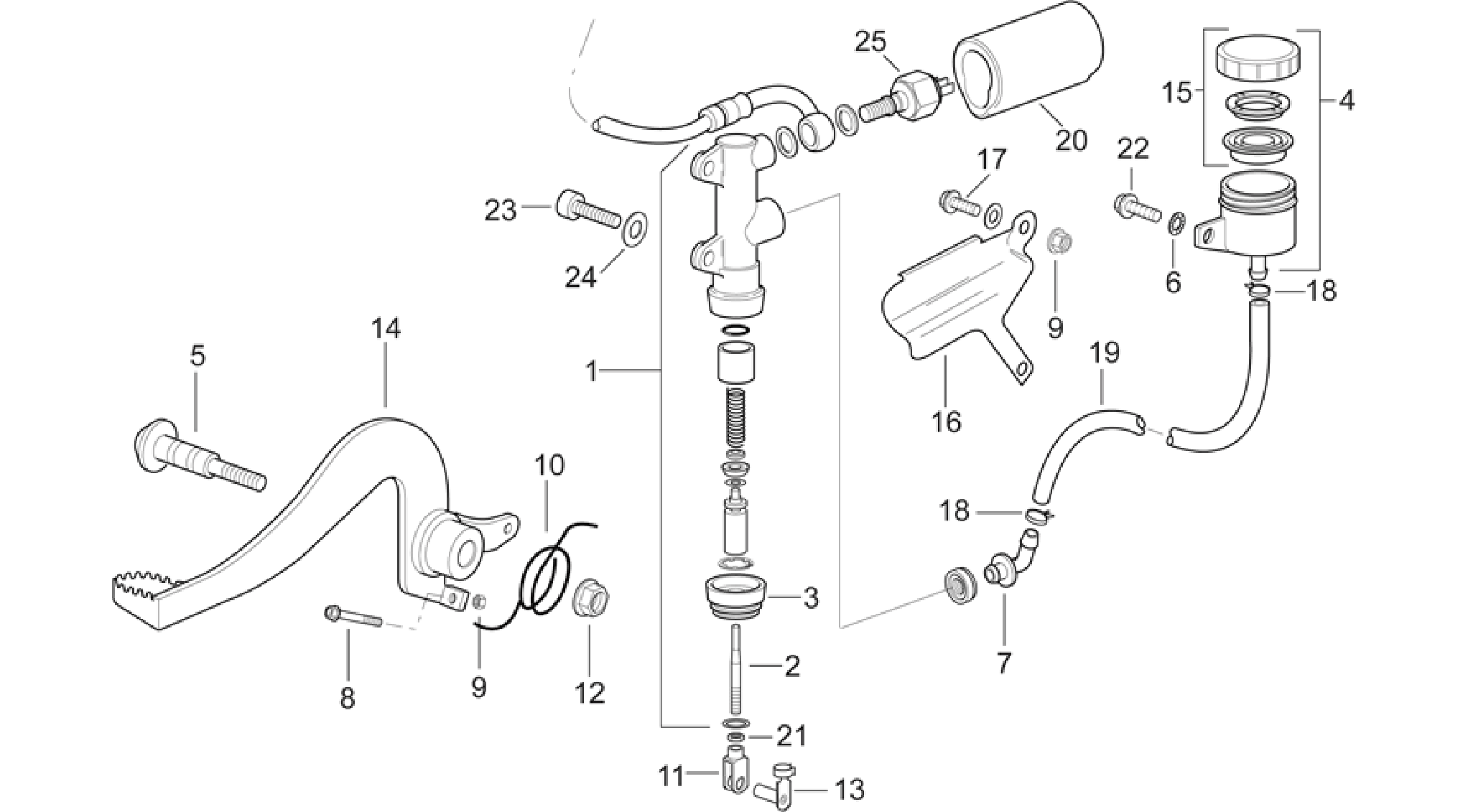 Rear brake I