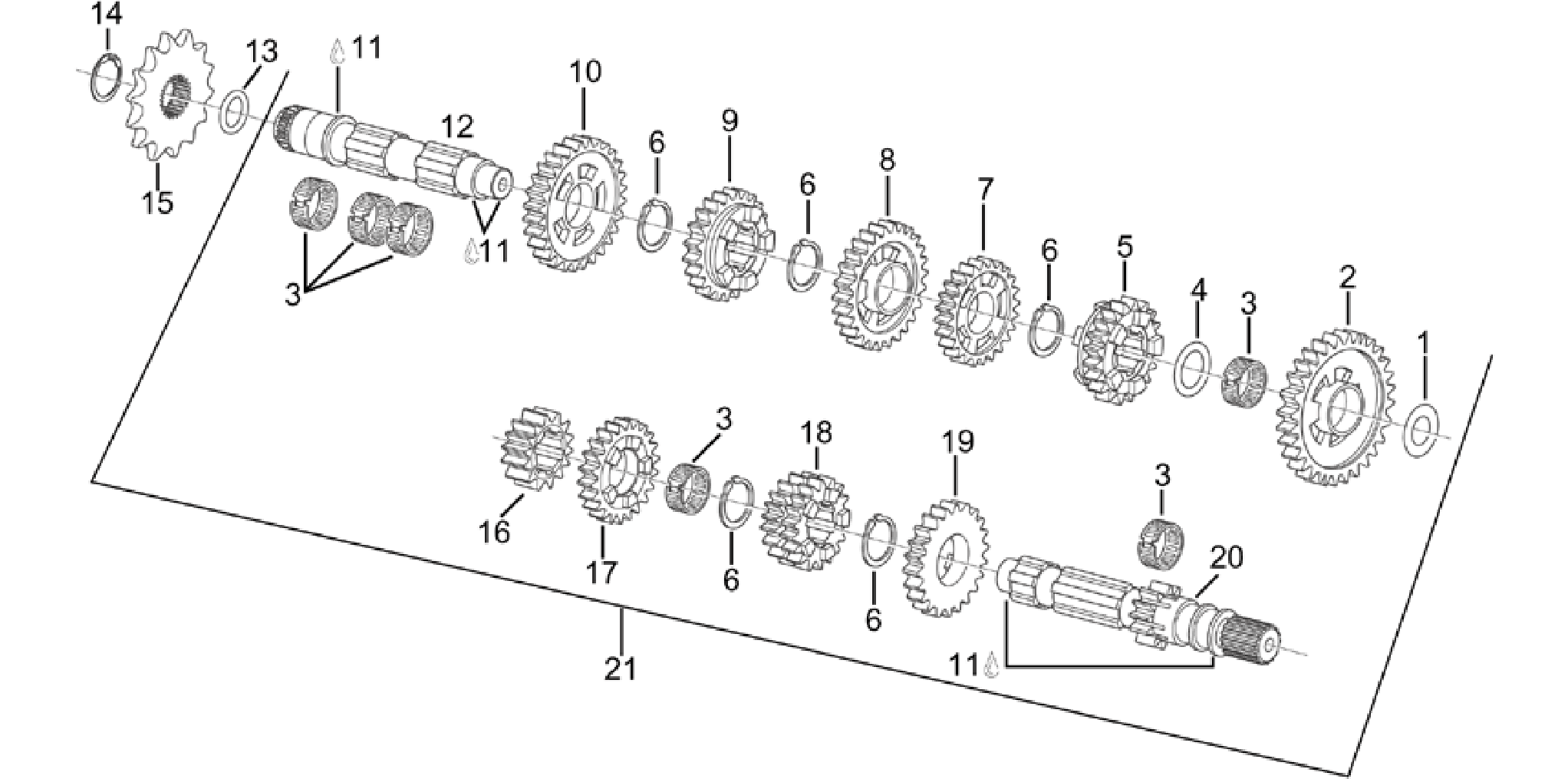 Transmission 6 speed
