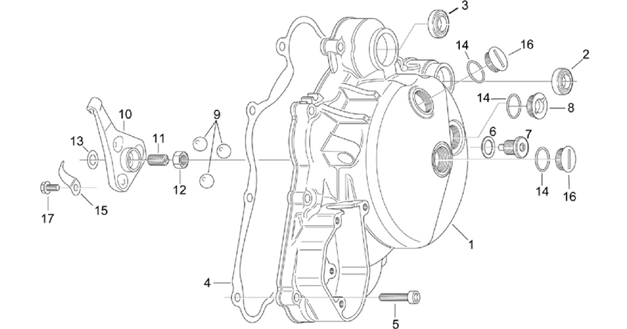 Clutch cover
