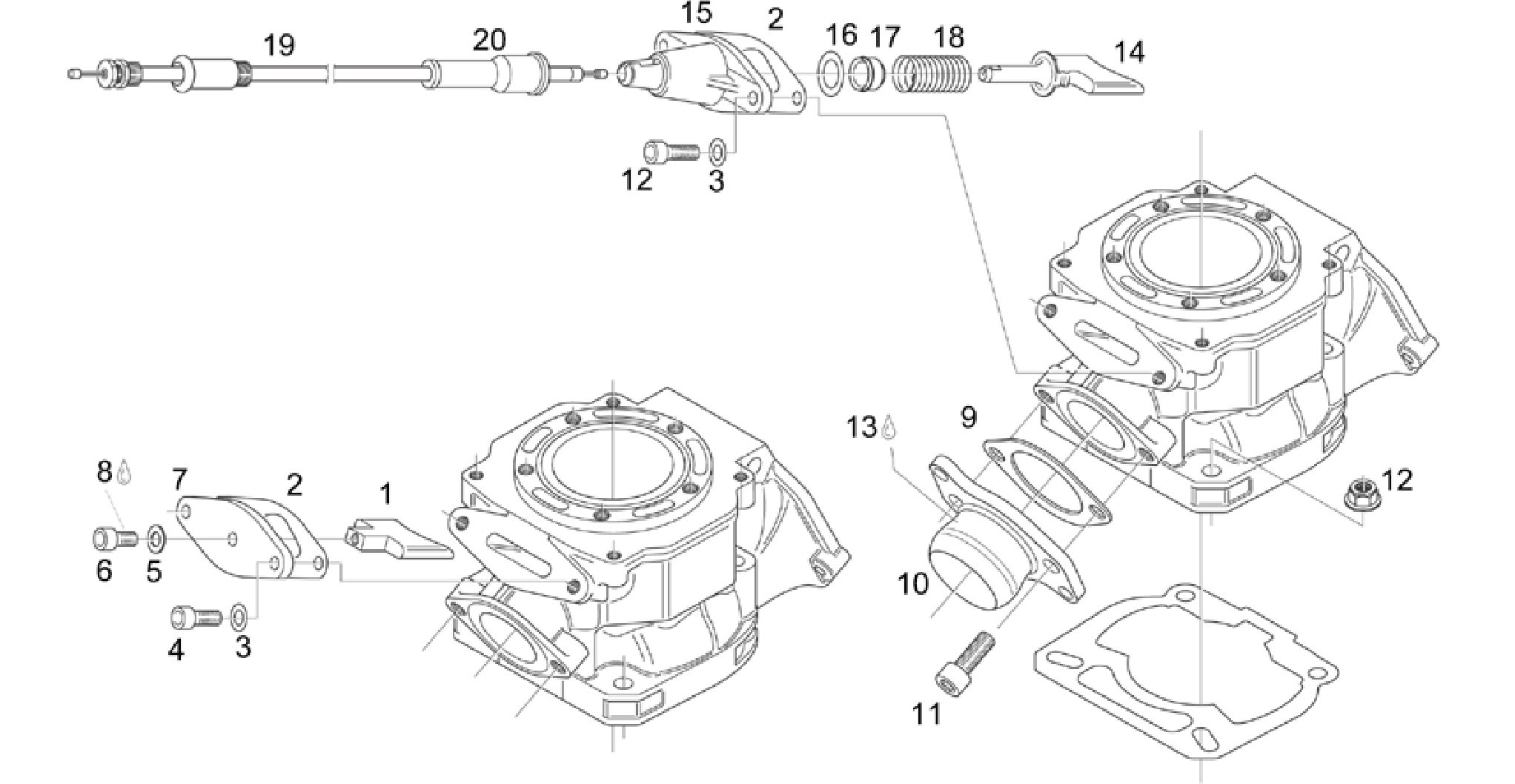 Cylinder - Exhaust valve