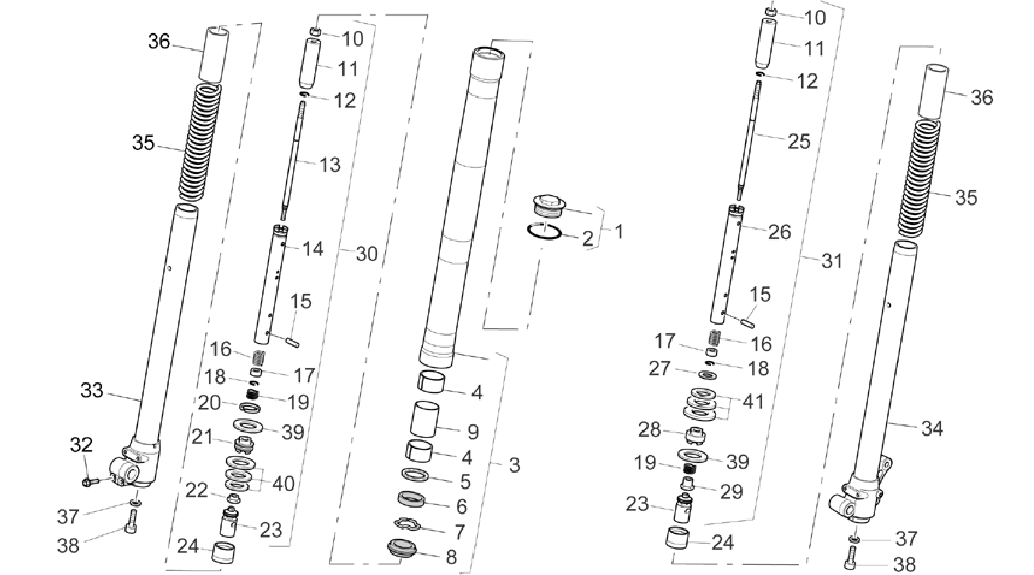 Front fork II