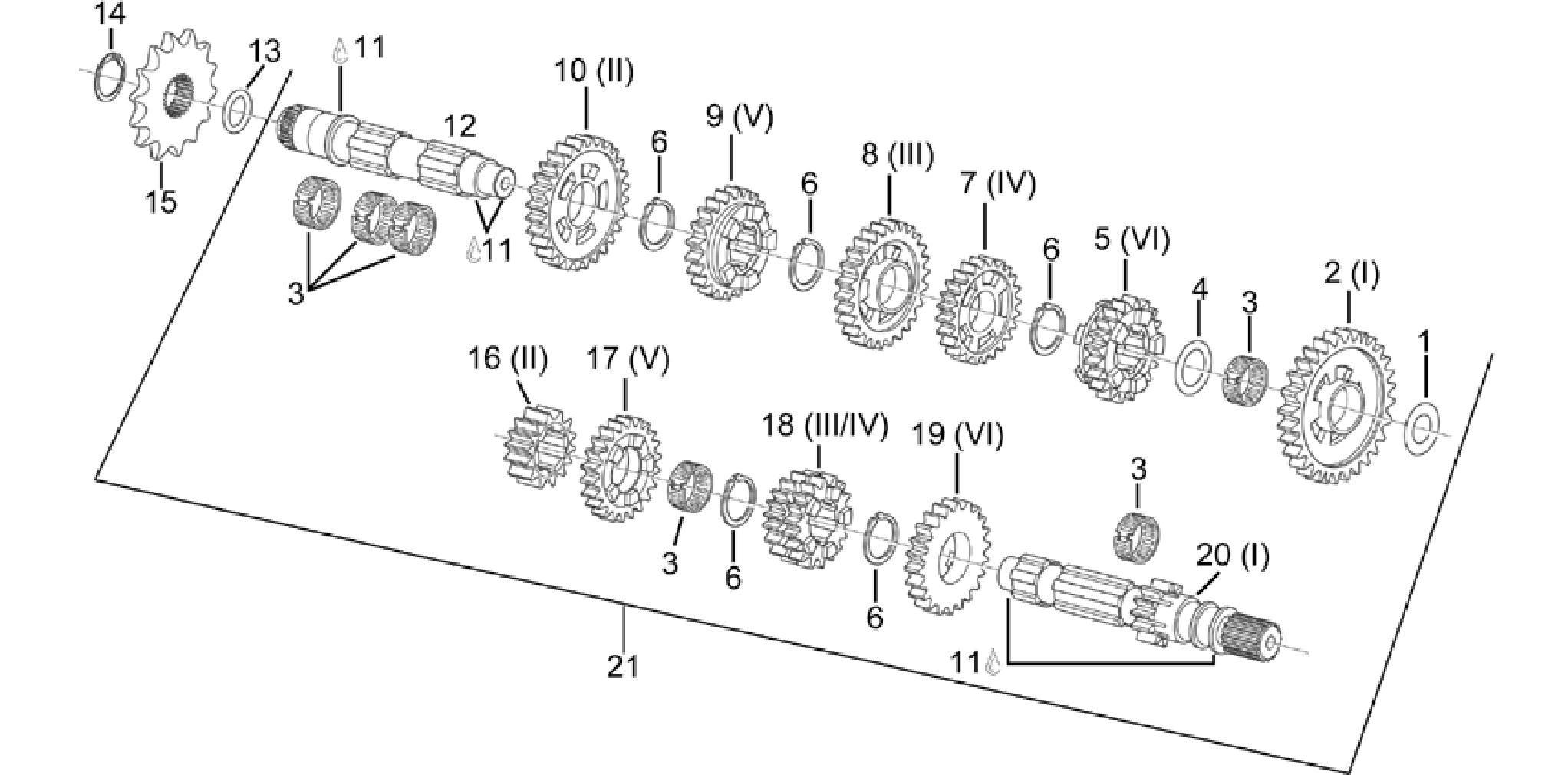 Transmission 6 speed