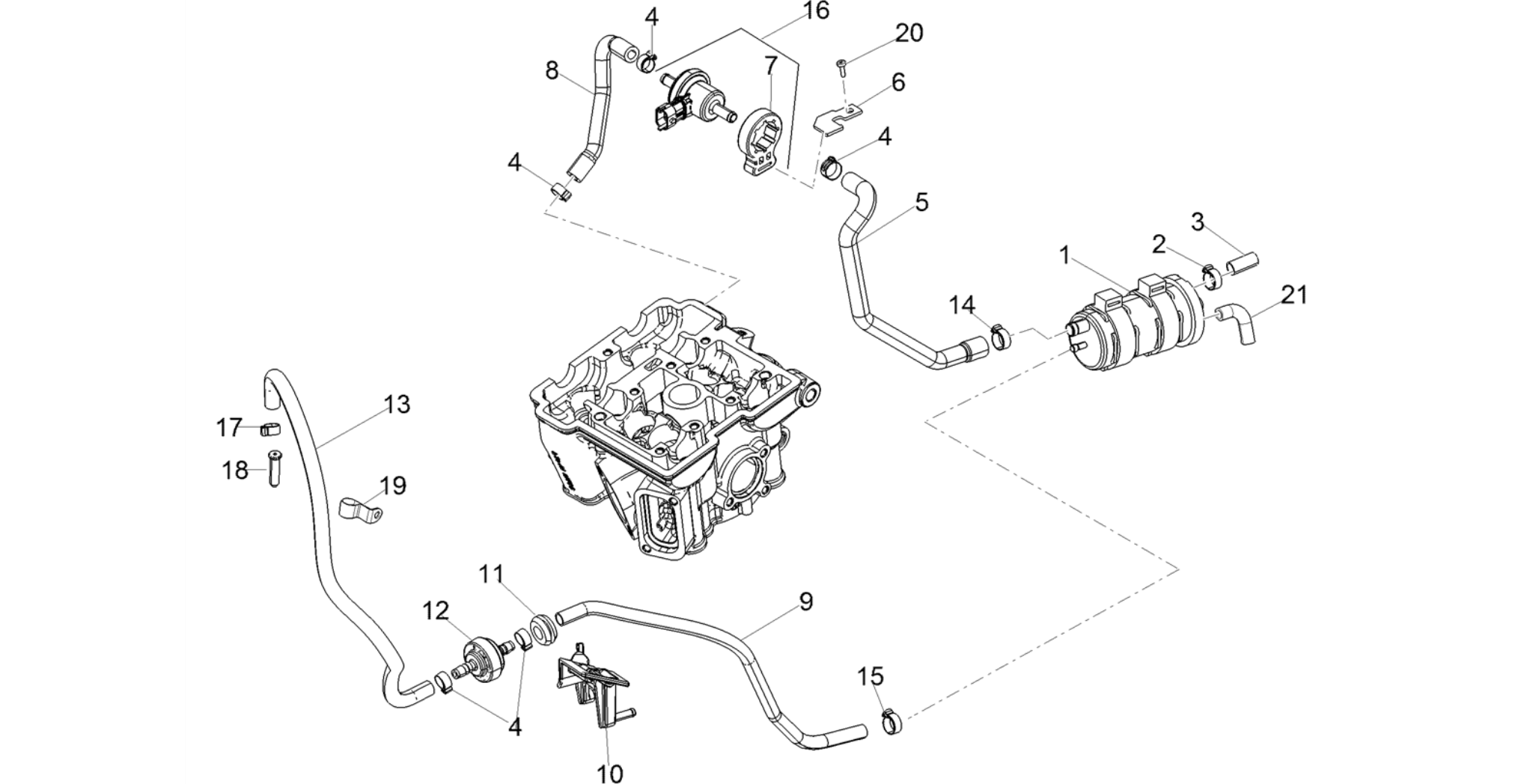 Fuel vapour recover system