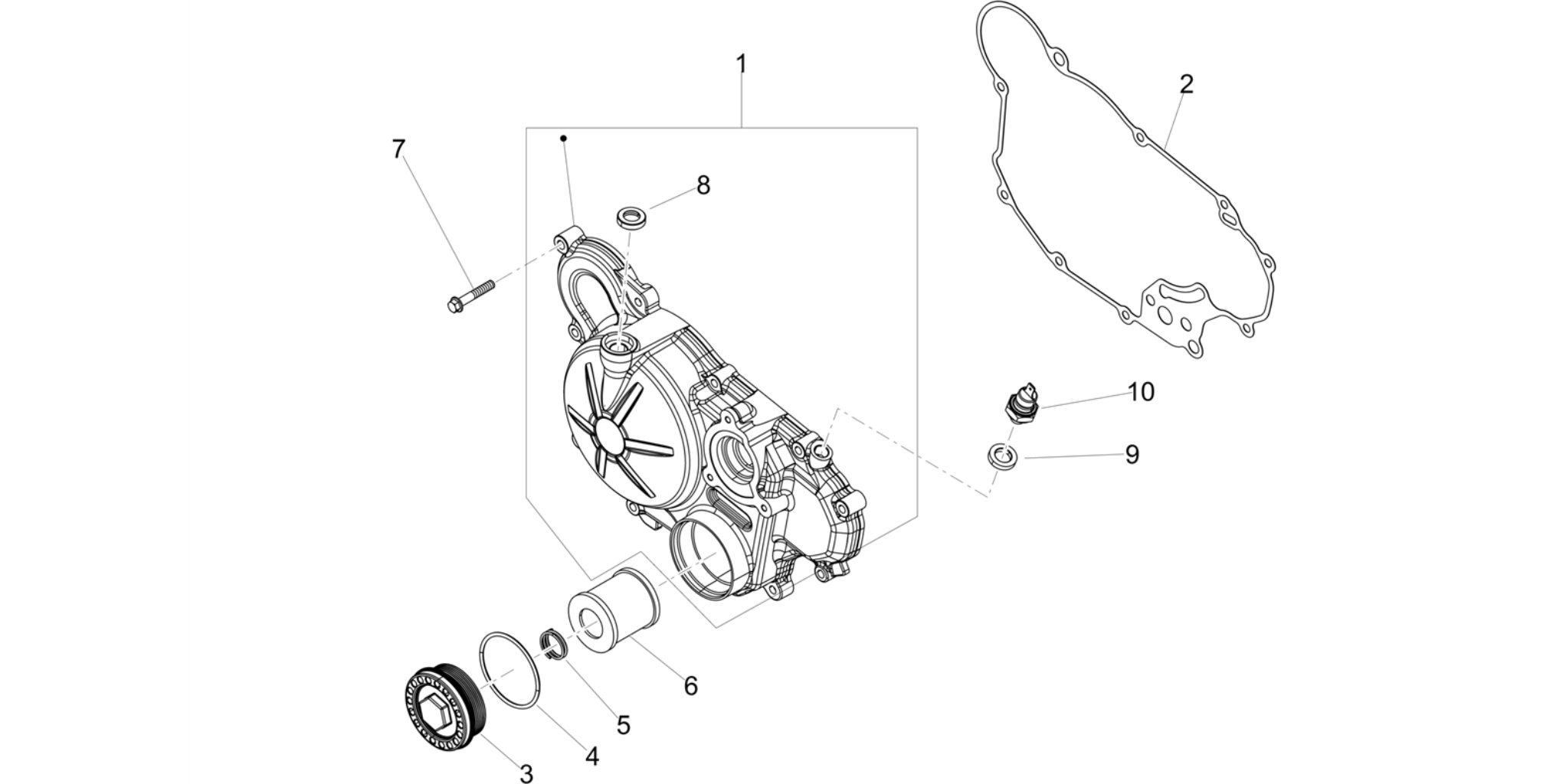 Clutch cover