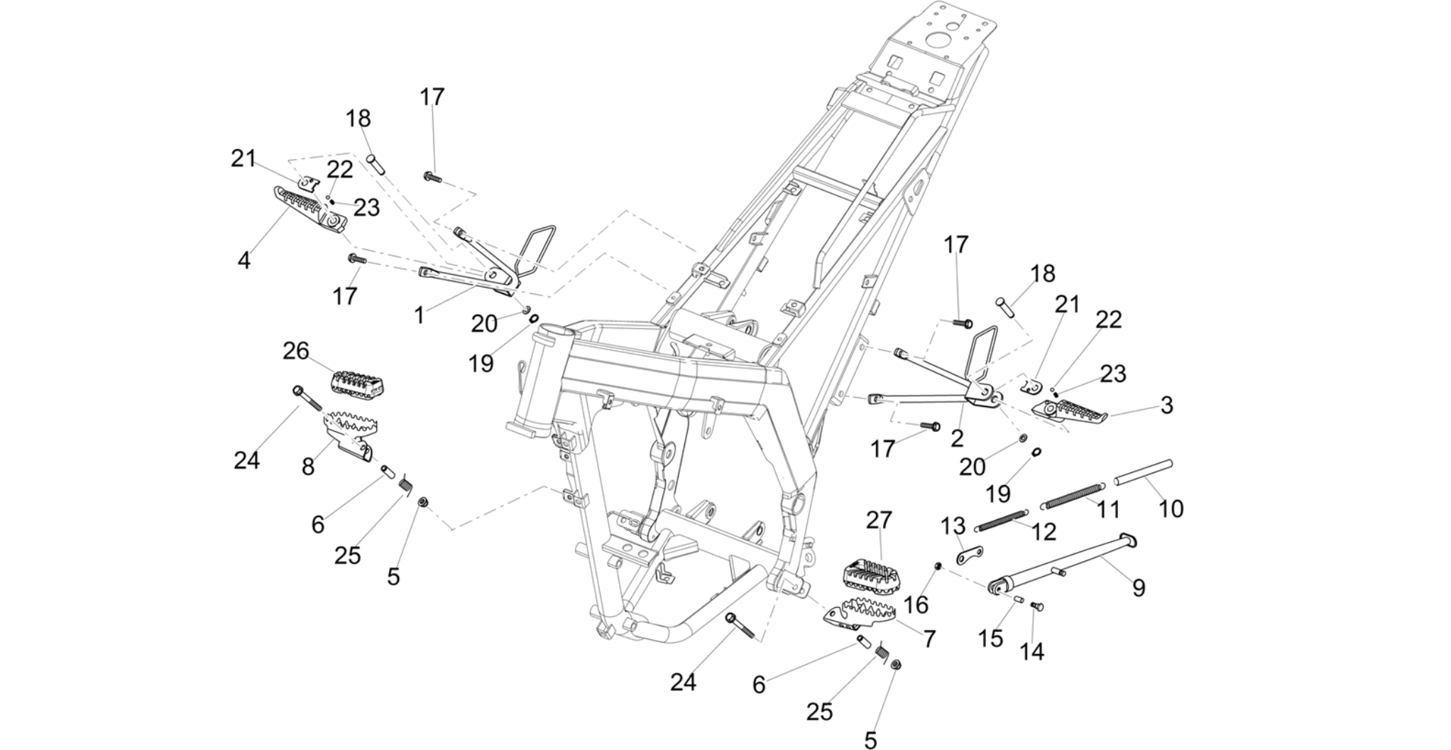 Footrests-Stands