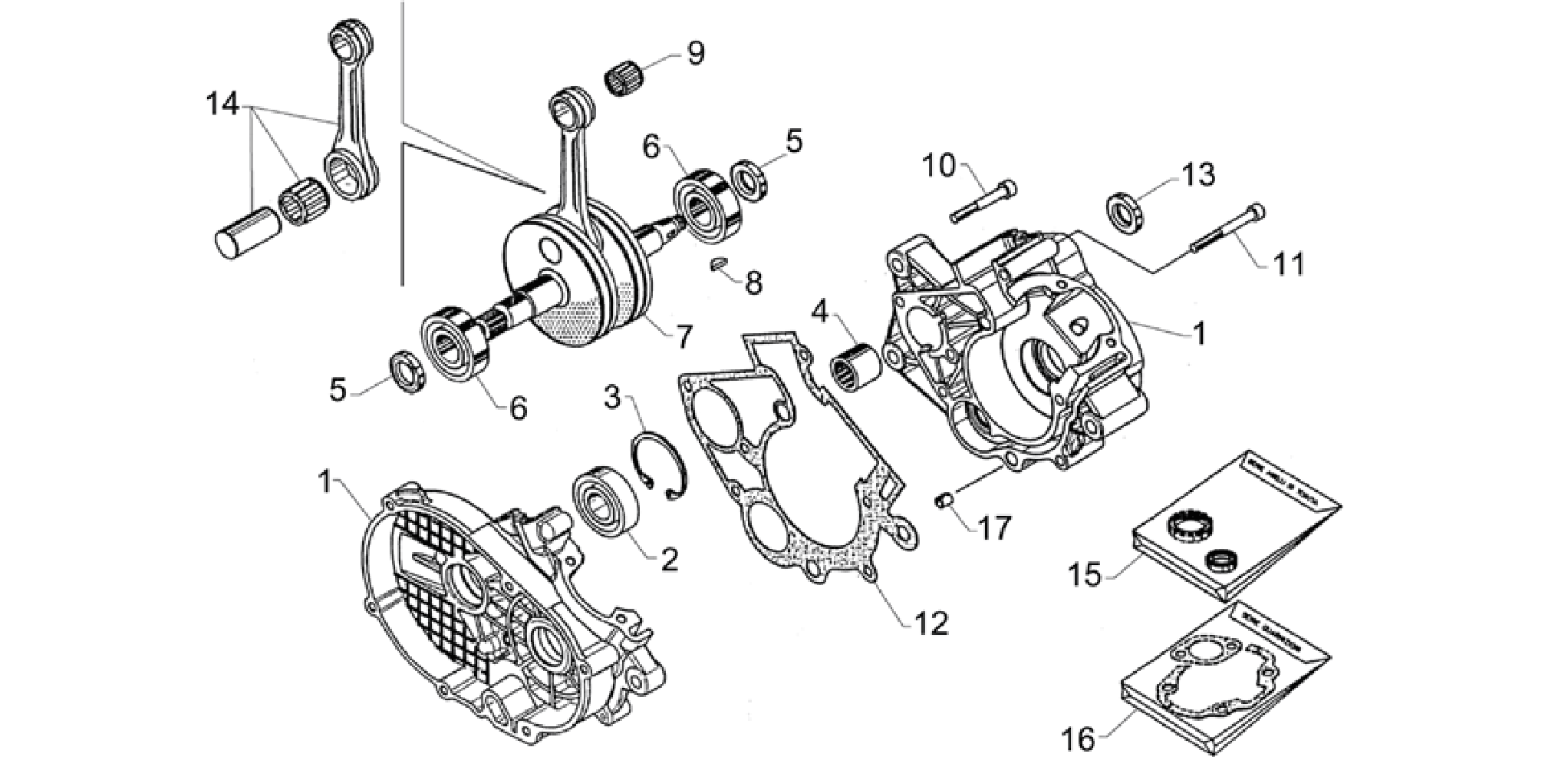 Crank-case-Connect.rod group