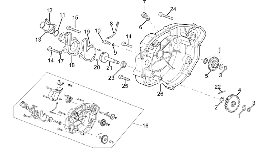Clutch cover