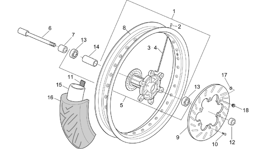Front wheel
