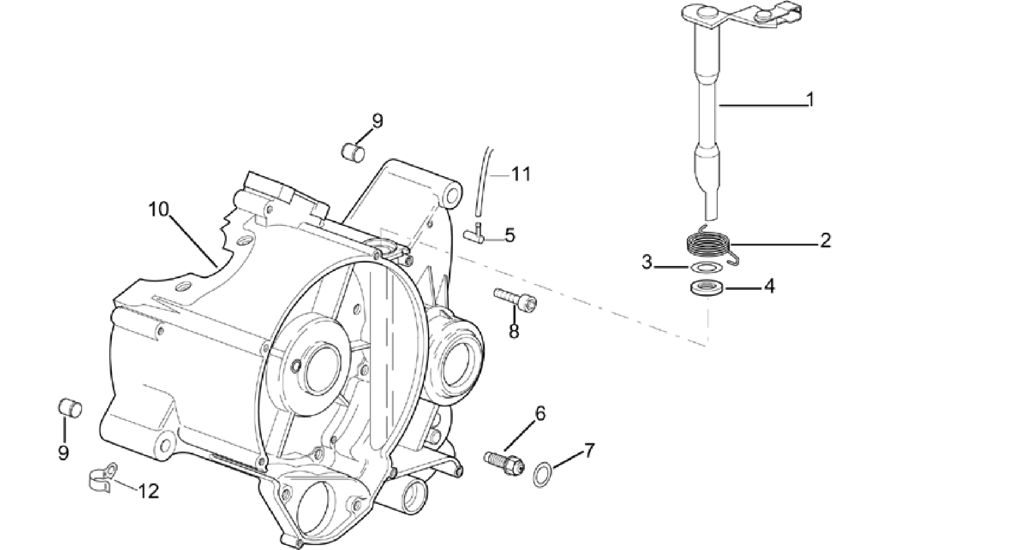 Left crankcase
