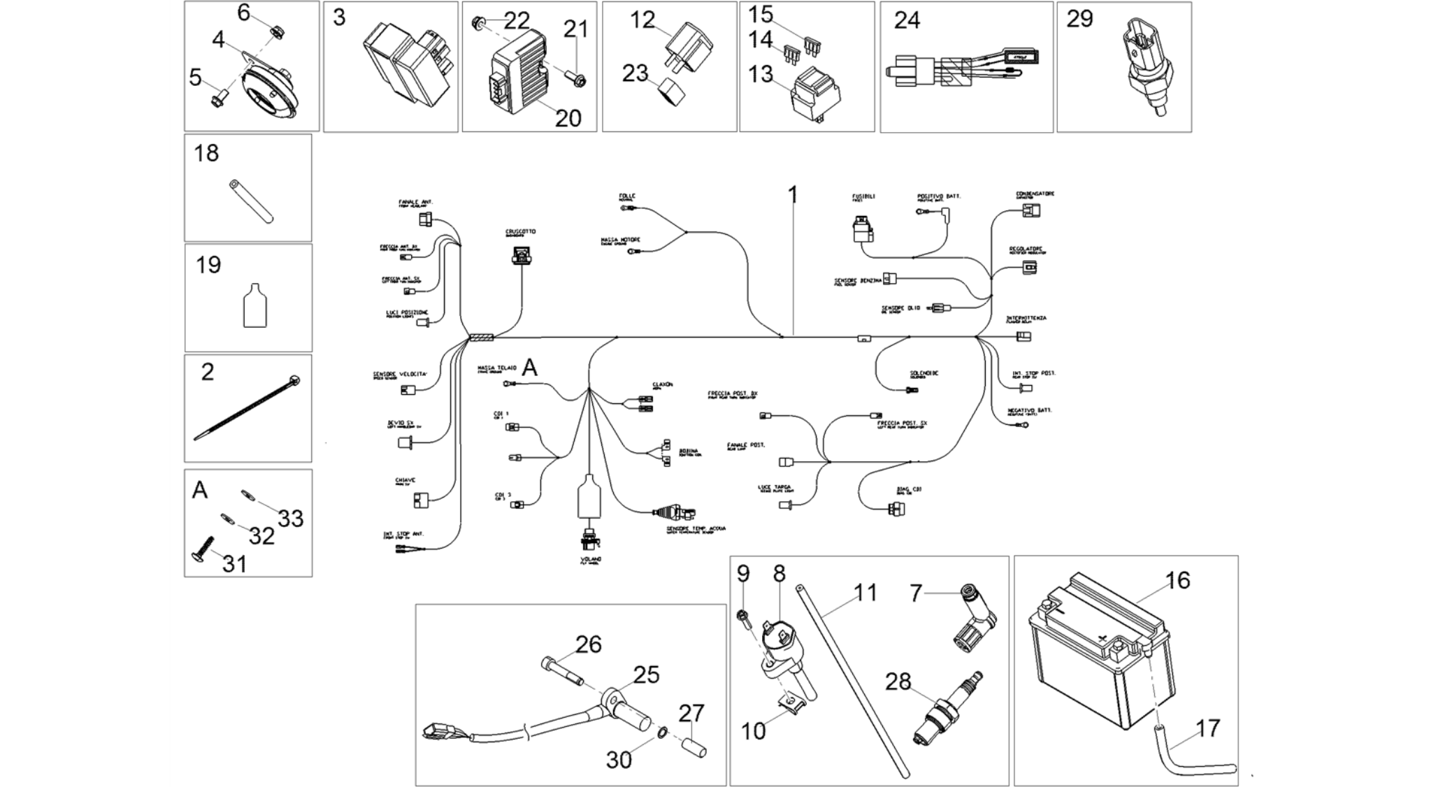 Central electrical system
