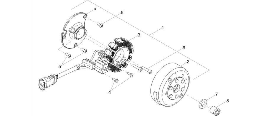 Cdi magneto assy / Ignition unit