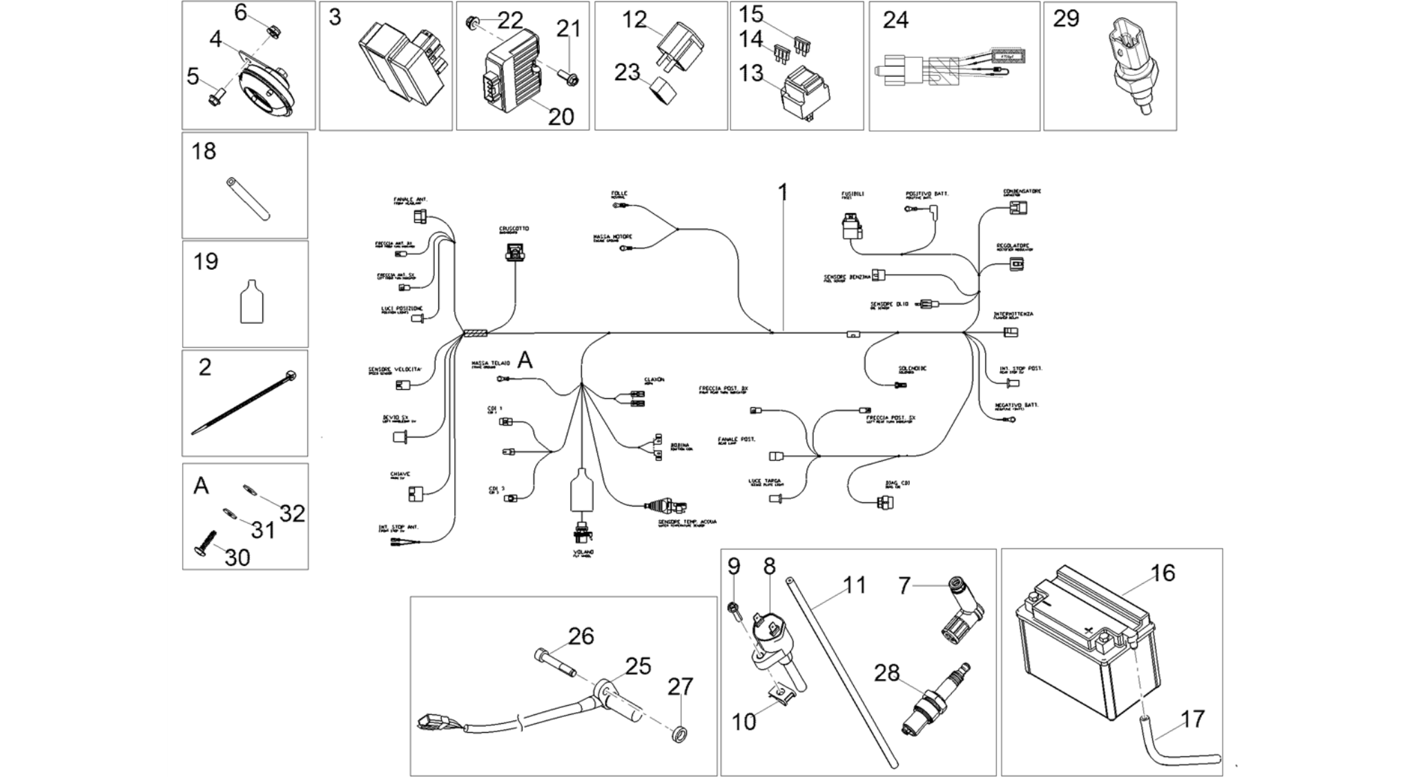 Central electrical system
