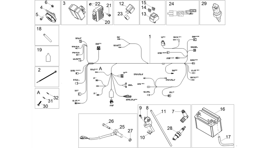 Central electrical system