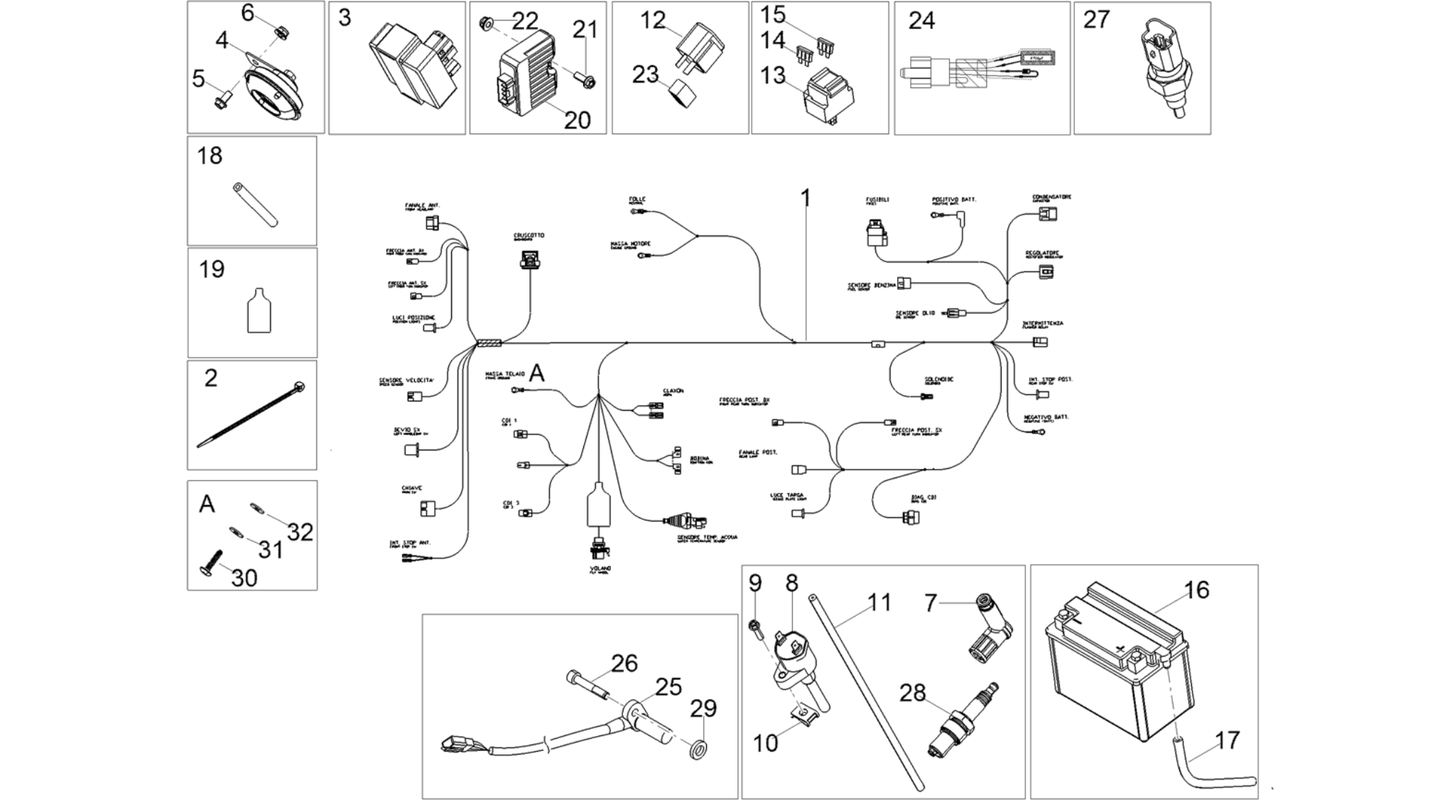 Central electrical system