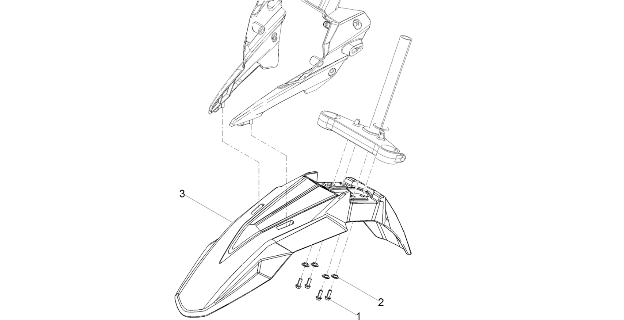 Front mudguard-Pillar