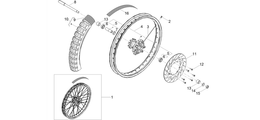 Front wheel