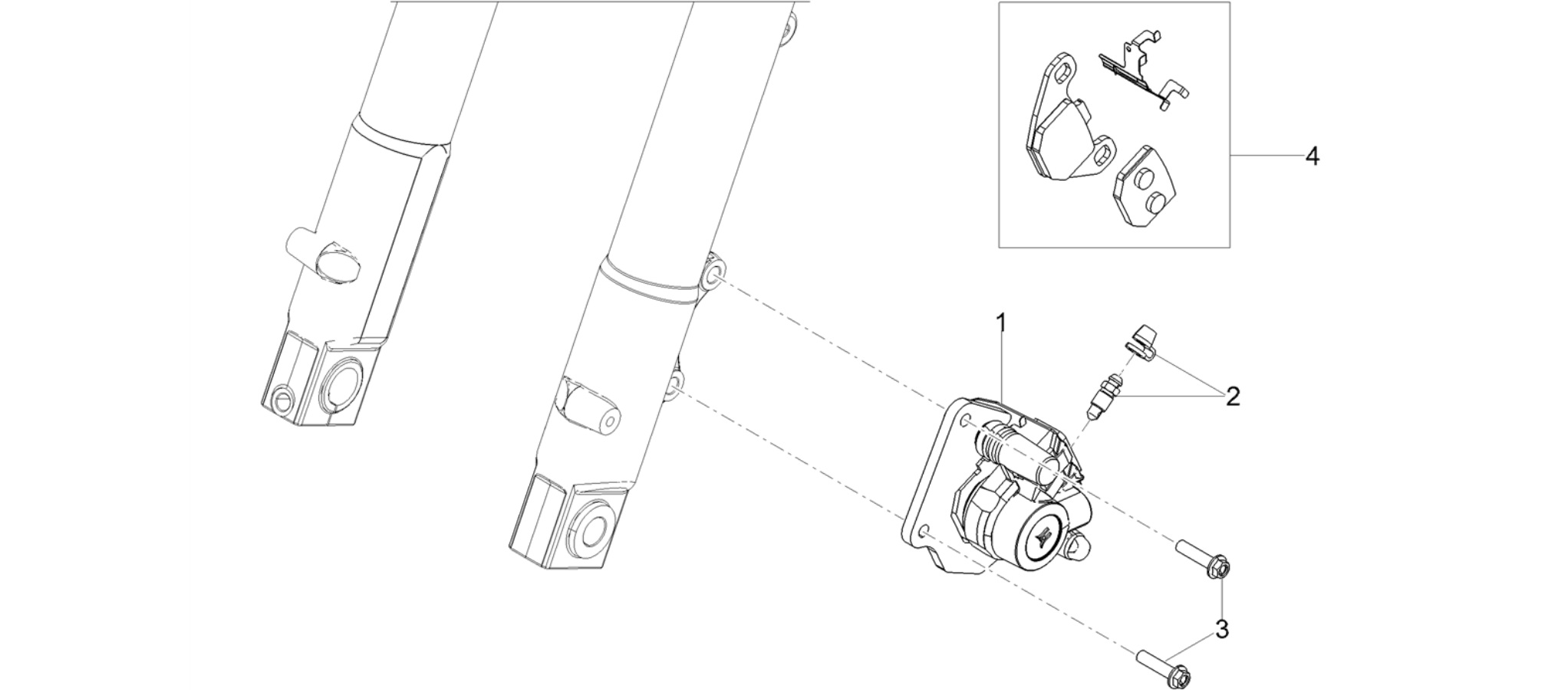 Front brake caliper