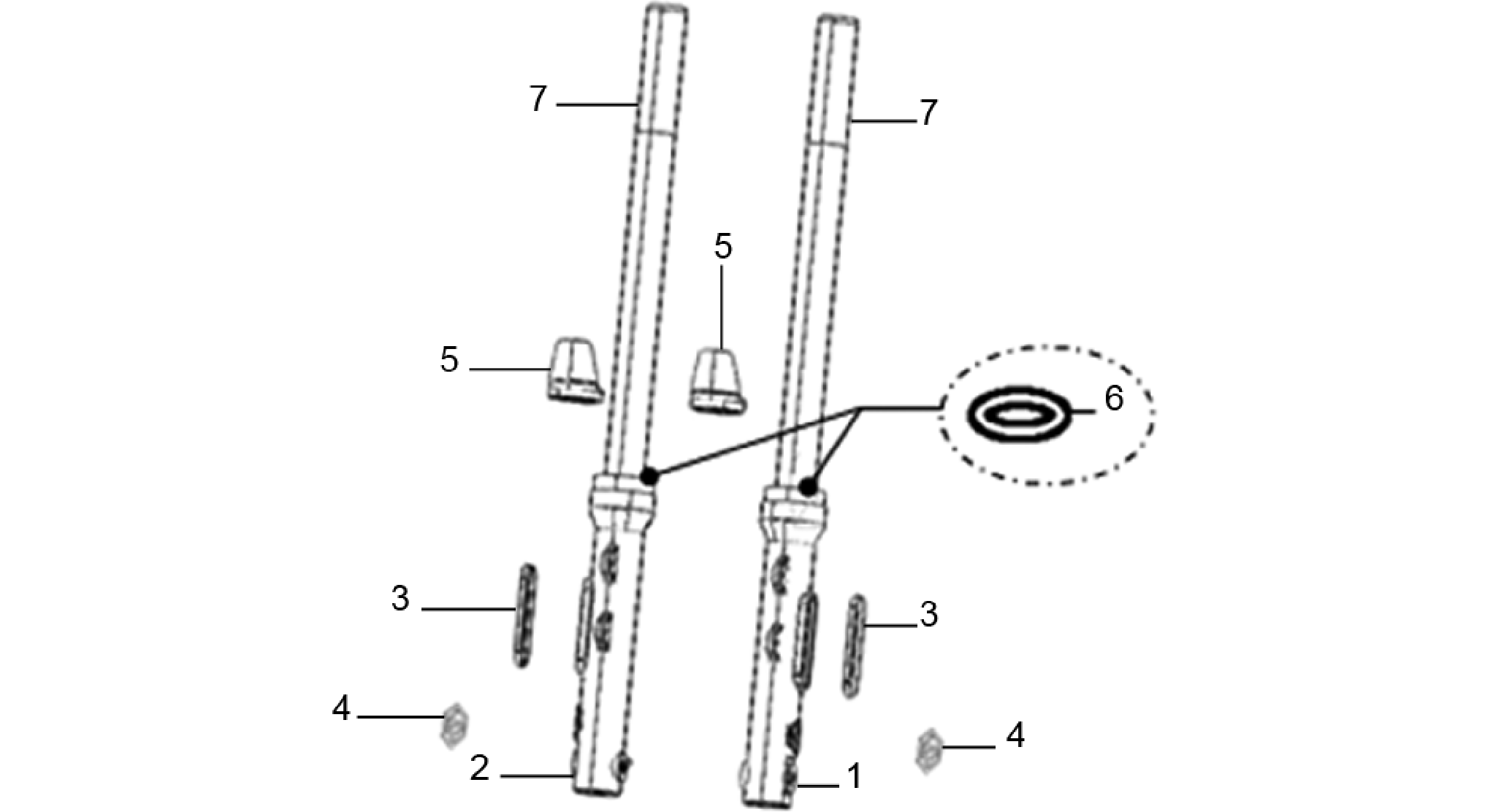 front shock absorber