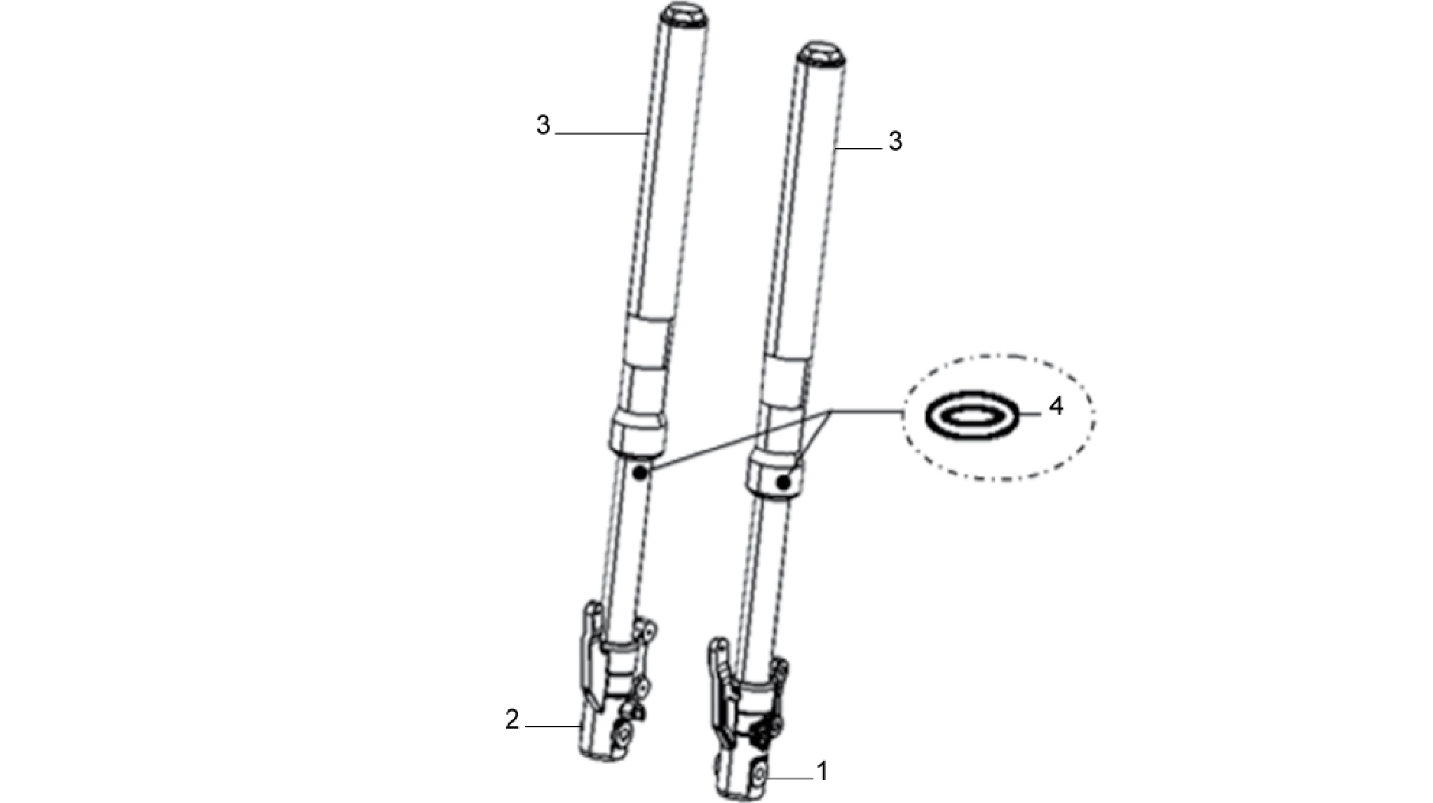 front shock absorber