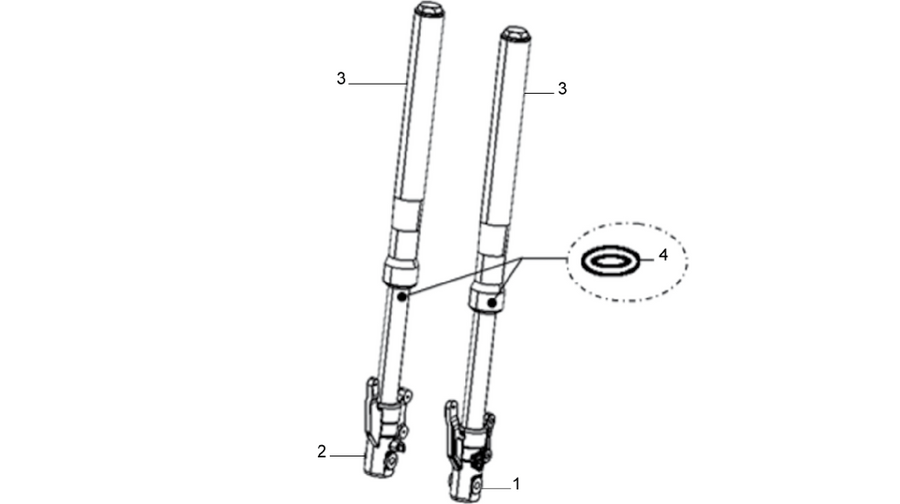 front shock absorber