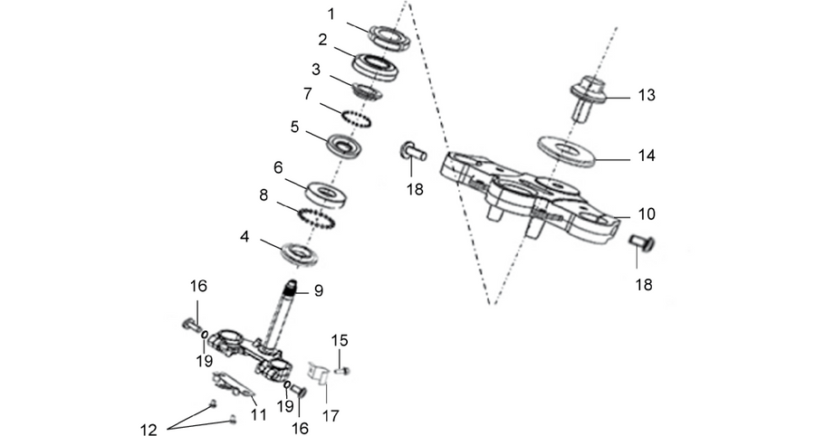 Steering stem assembly