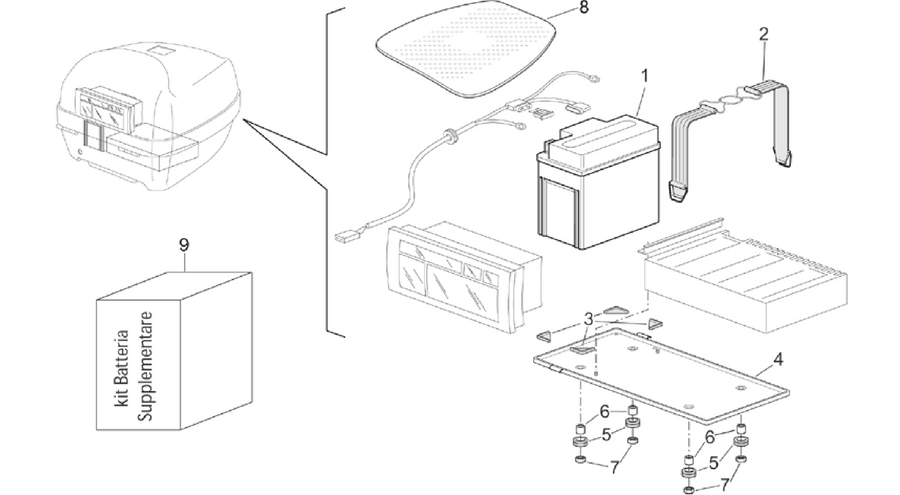 Additional battery kit