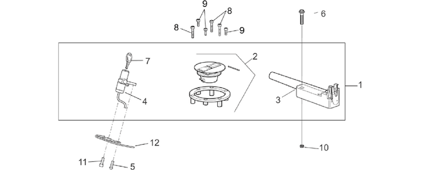 Lock hardware kit