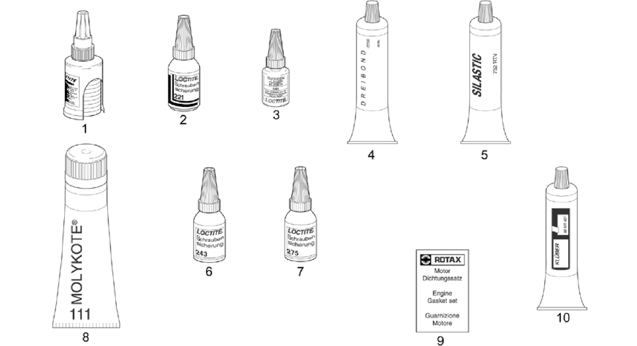 Sealing and lubricating agents