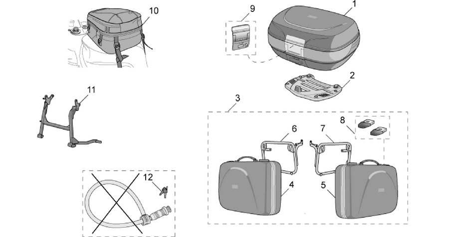 Acc.-Top/cases,side cases var