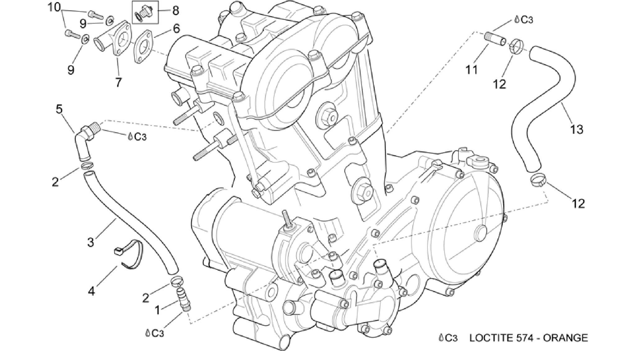 Cooling pipes