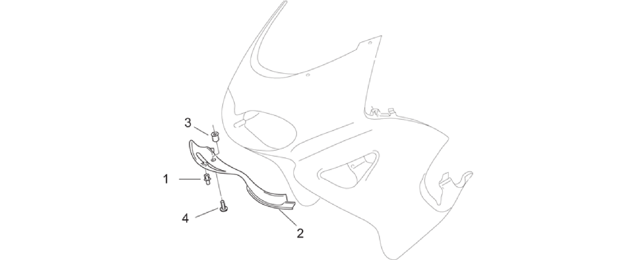 Front body - F.fairing air intake