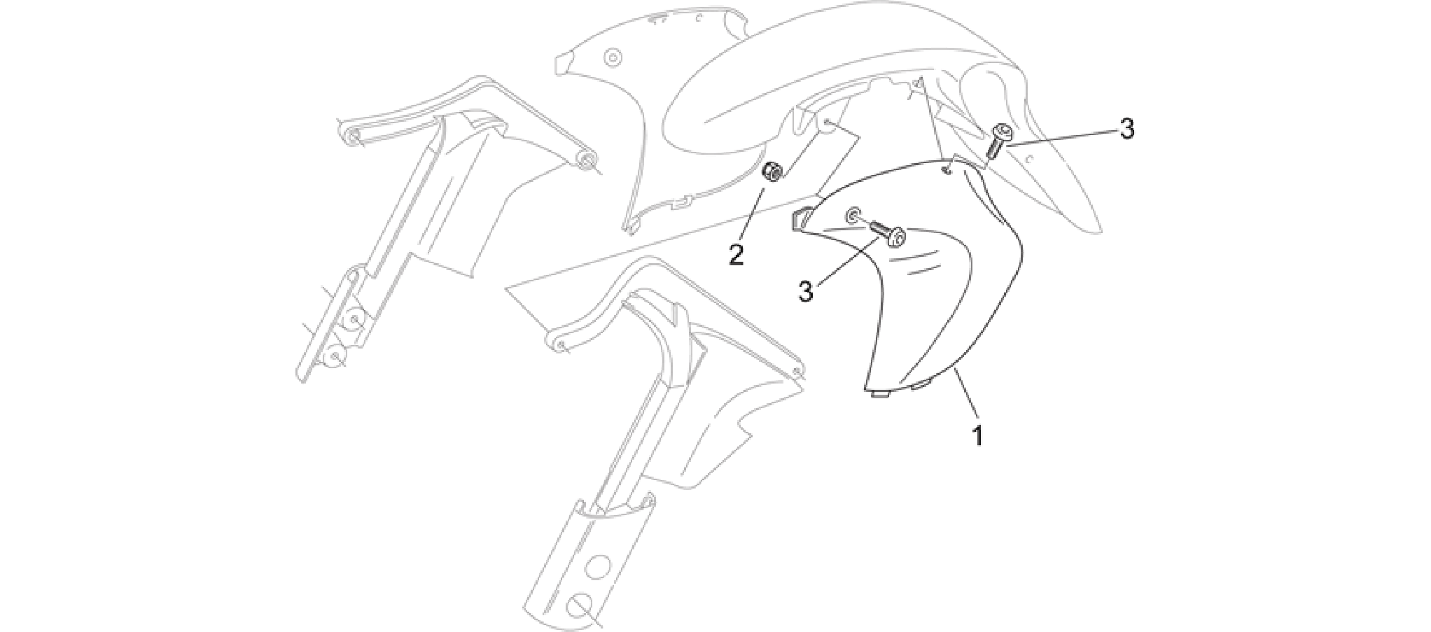 Front body - LH Sleeves protection