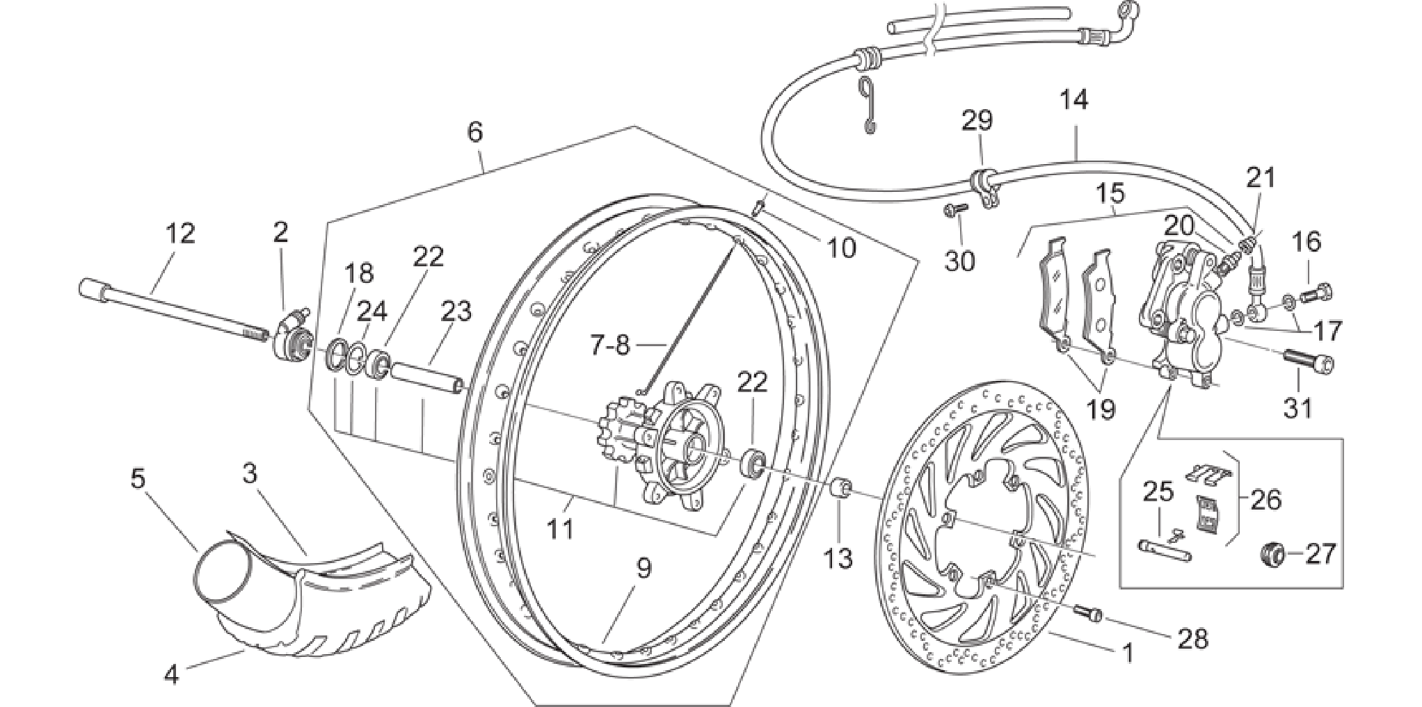 Front wheel