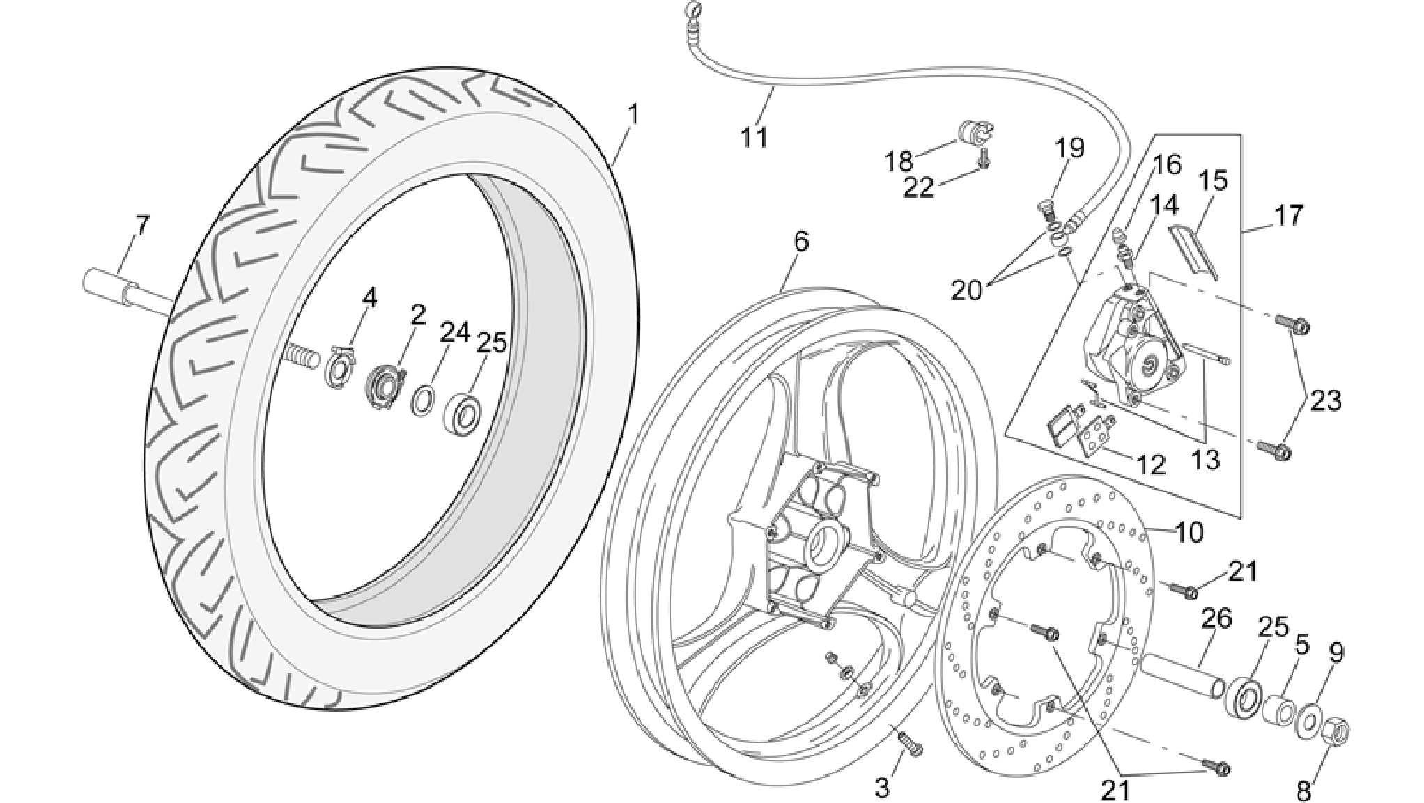 Front wheel