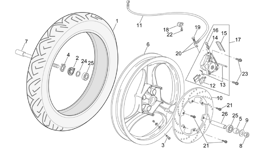 Front wheel