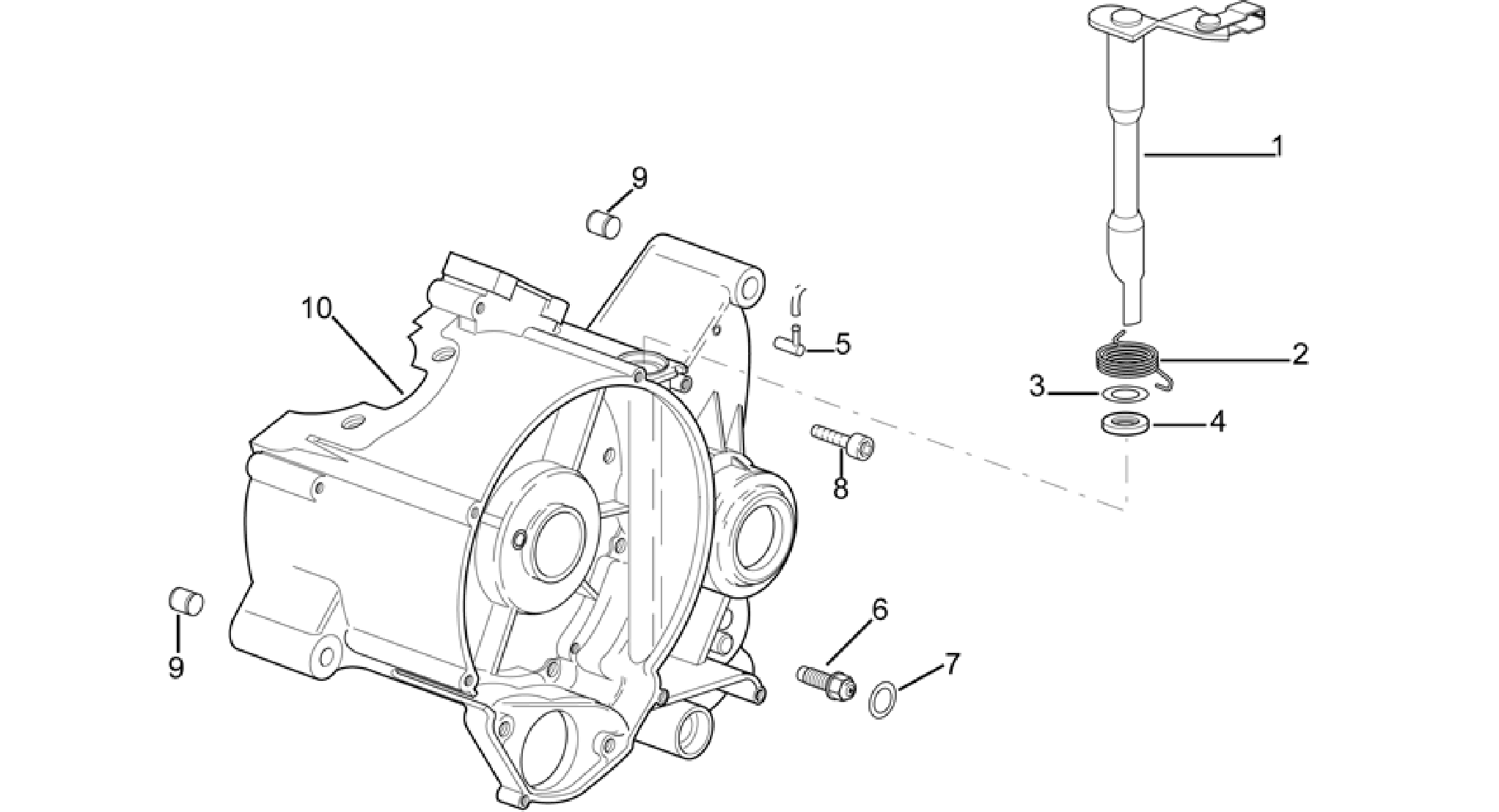 Right crankcase