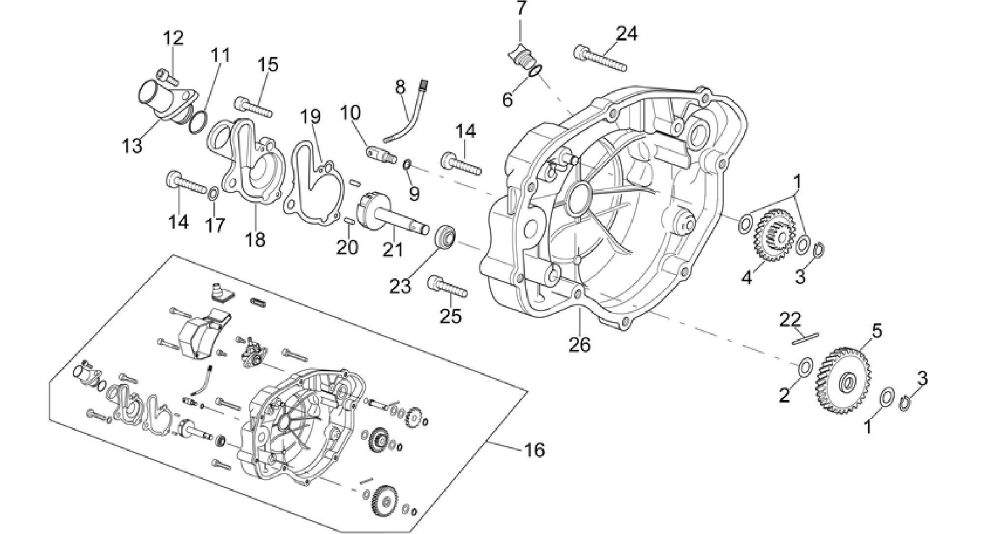 Clutch cover