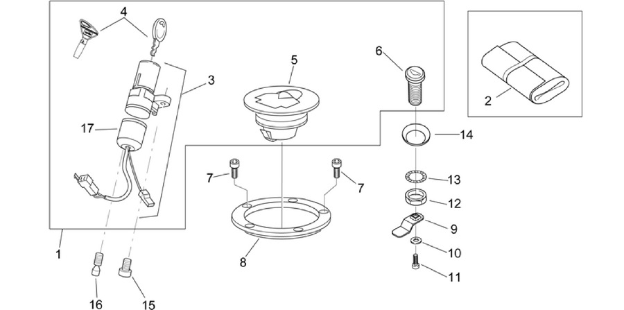Lock hardware kit