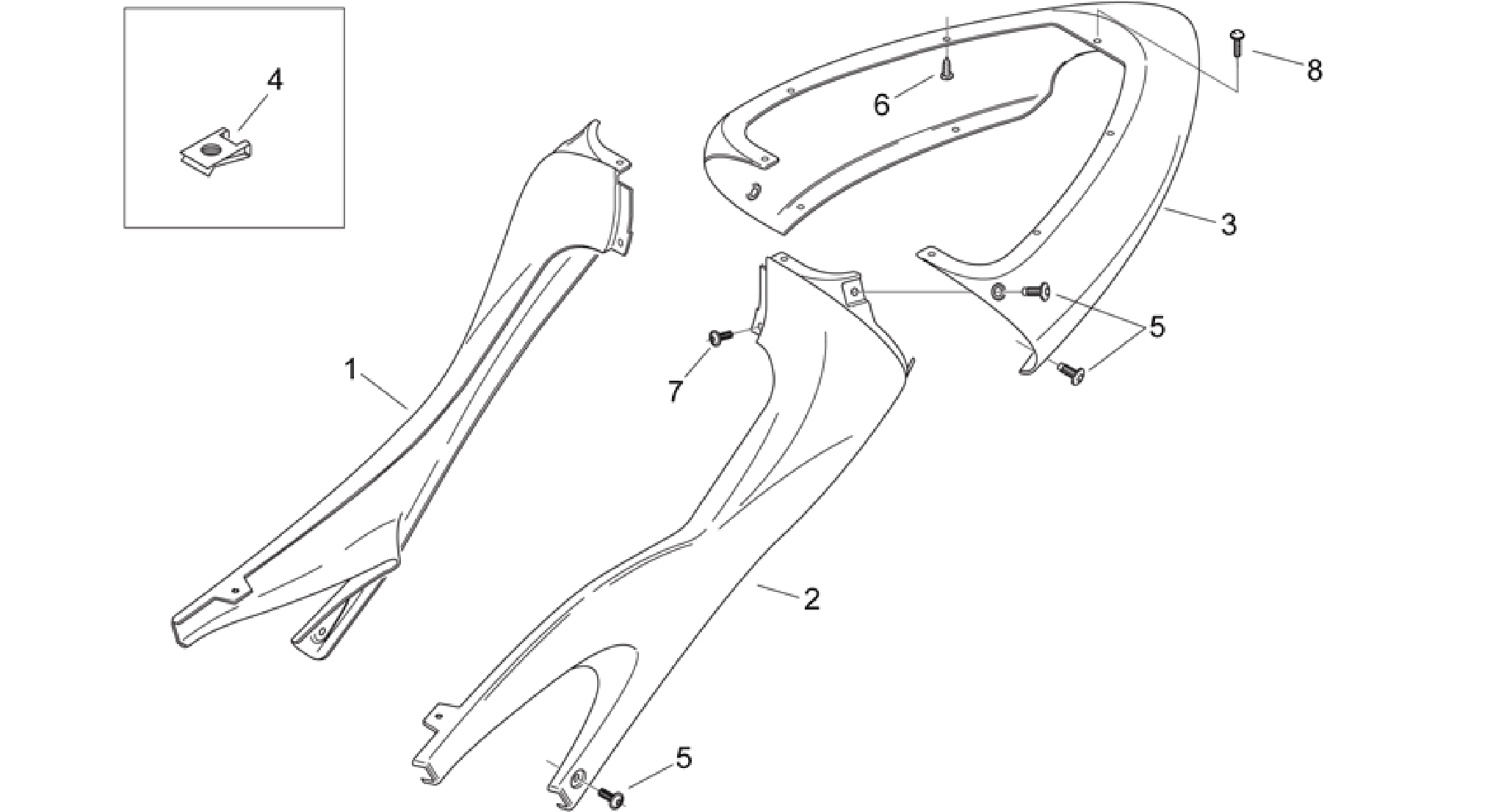 Rear body I