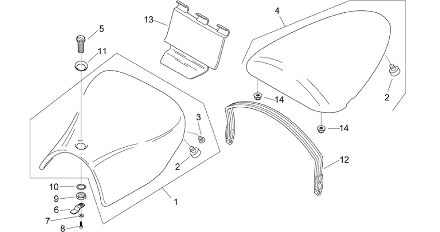 Saddle unit