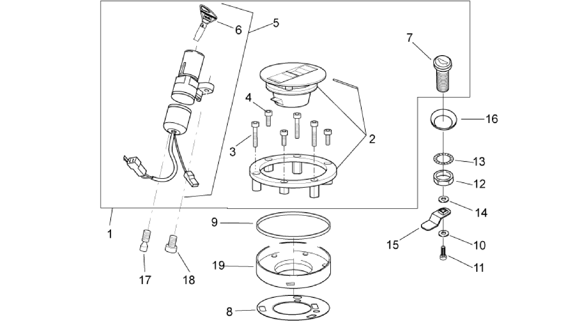 Lock hardware kit