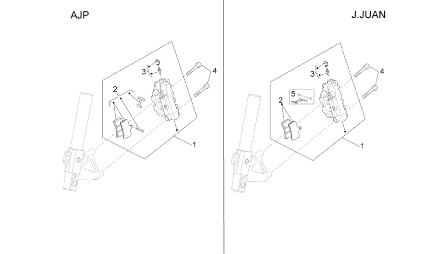 Front brake caliper
