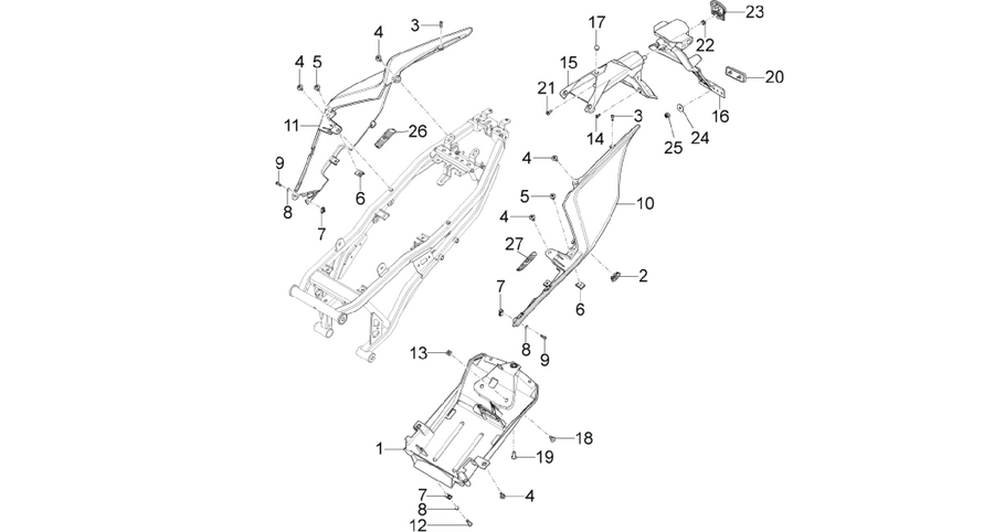 Rear body