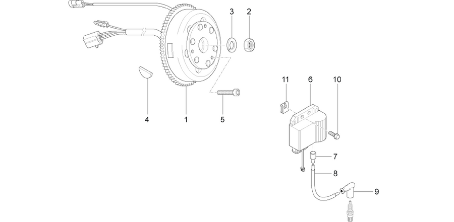 Cdi magneto assy / Ignition unit