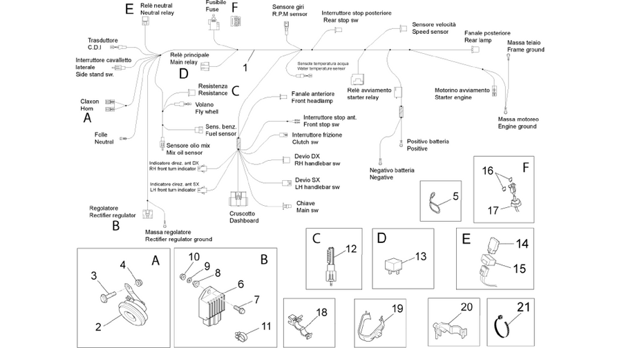 Front electrical system