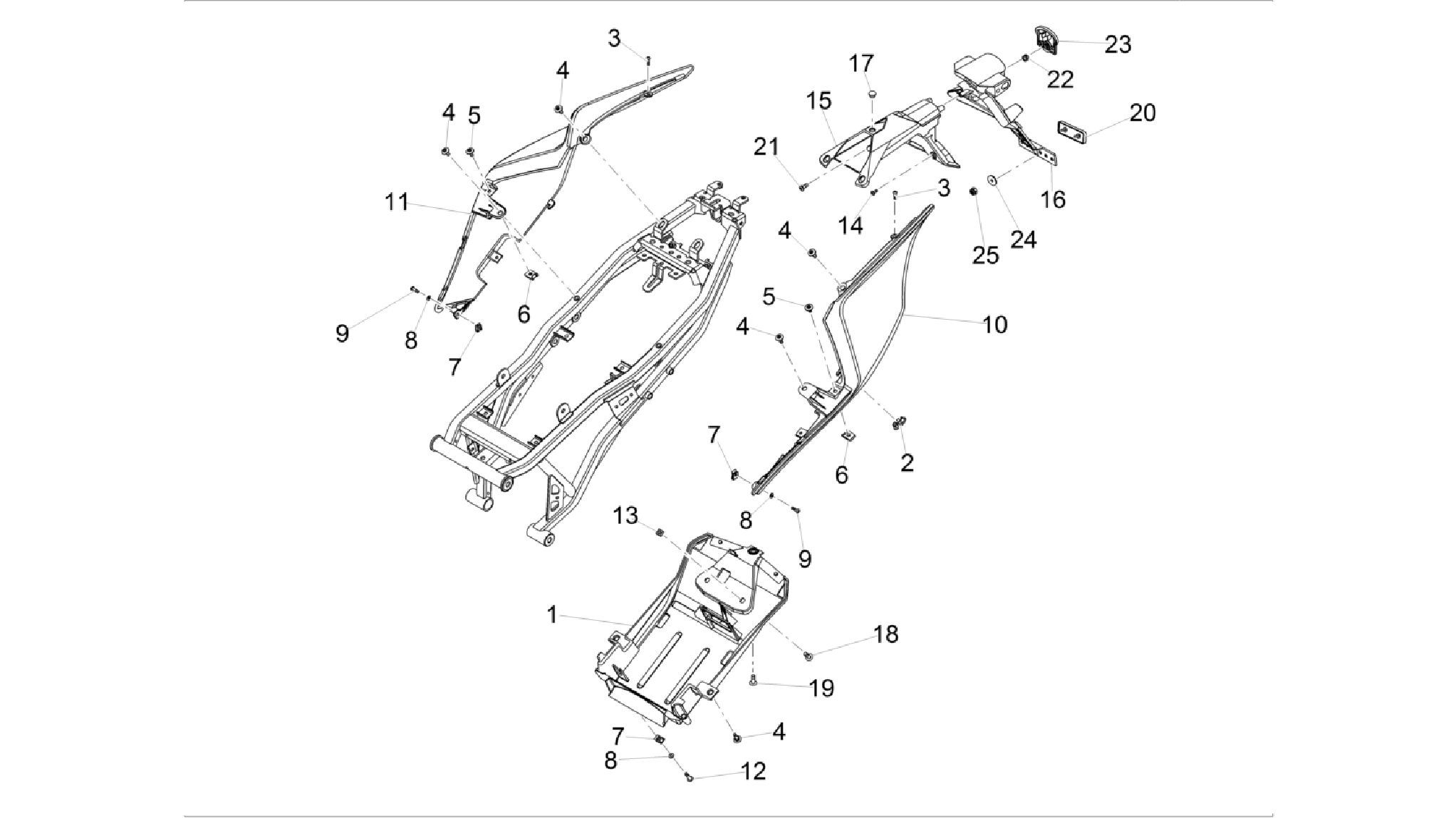 Rear body