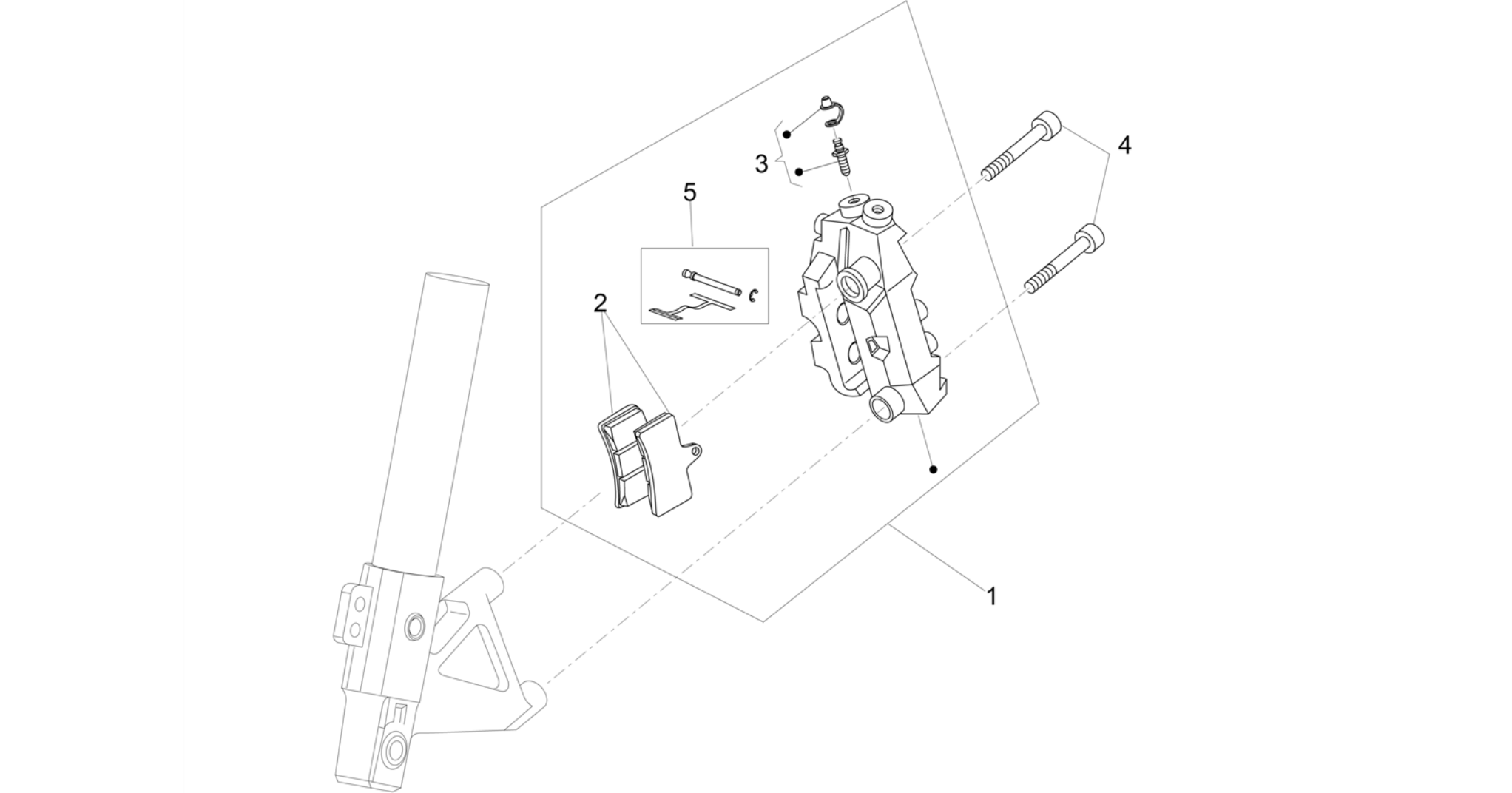 Front brake caliper
