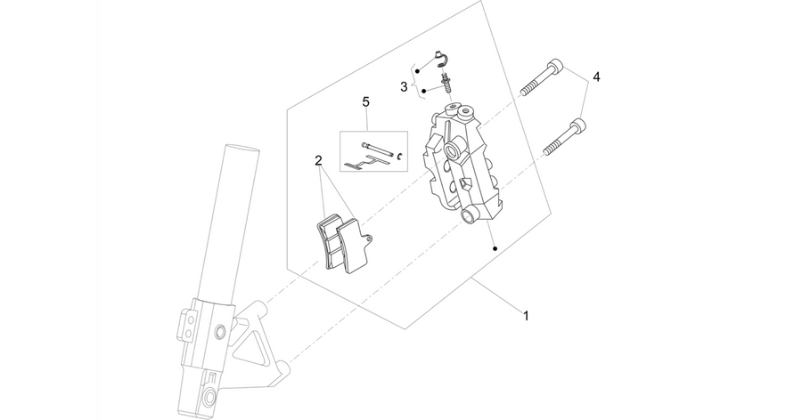 Front brake caliper